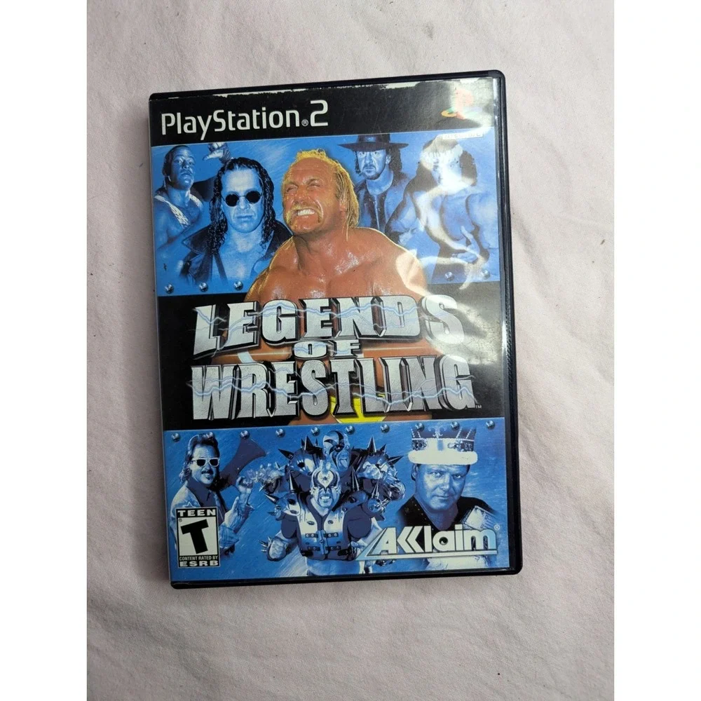 Legends of Wrestling (Sony PlayStation 2, 2001) video game & manual Hulk‎ Hogan